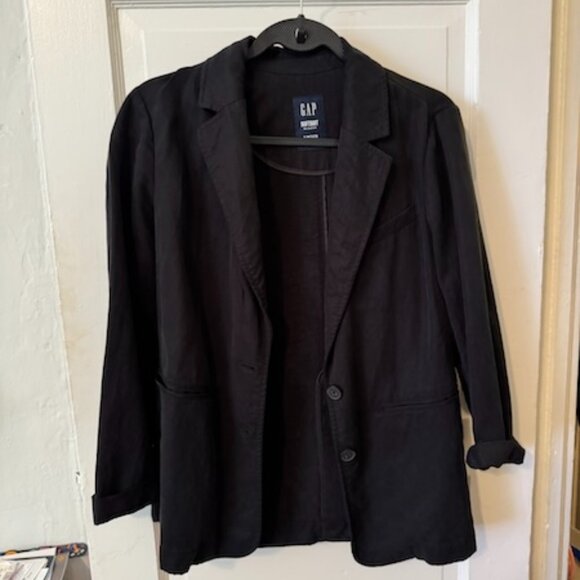 GAP SoftSuit Blazer - Black - Small Petite - Picture 4 of 5